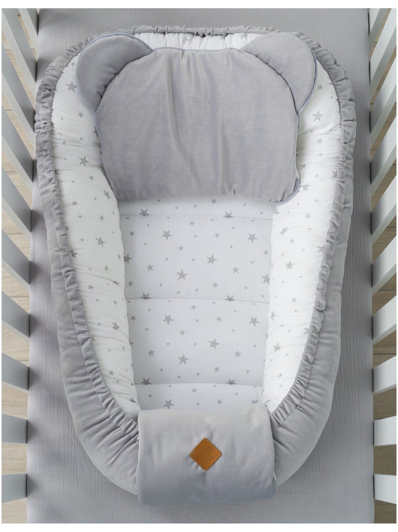 Cesto  riduttore trapuntato in velluto , stella | sevira kids | sevira kids Grigio - Kiabi
