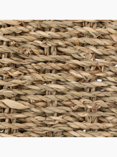 Cesto sospeso cora in paglia e metallo 37x14cm - Kiabi