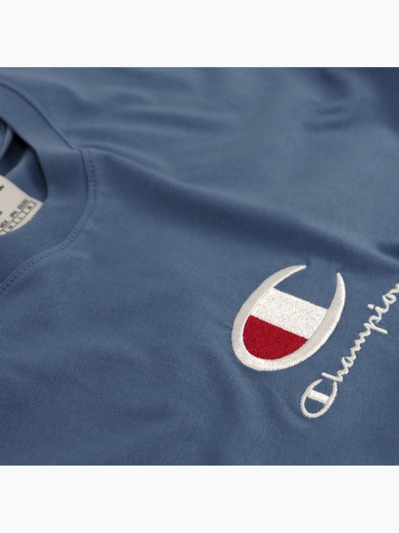 Champion Maglietta Girocollo Uomo Blu - Kiabi