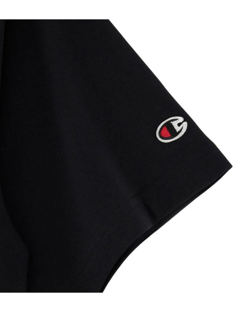 Champion Maglietta Girocollo Uomo Nero - Kiabi