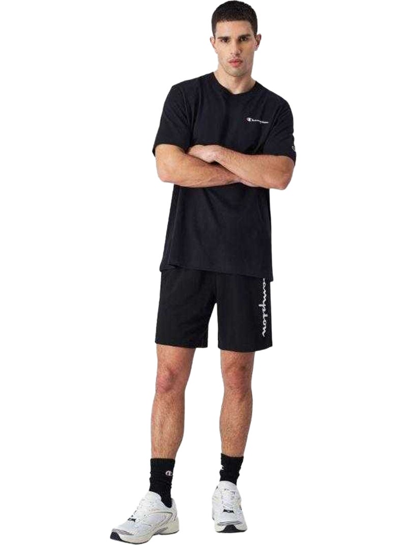 Champion Maglietta Maniche Corte Uomo Nero - Kiabi