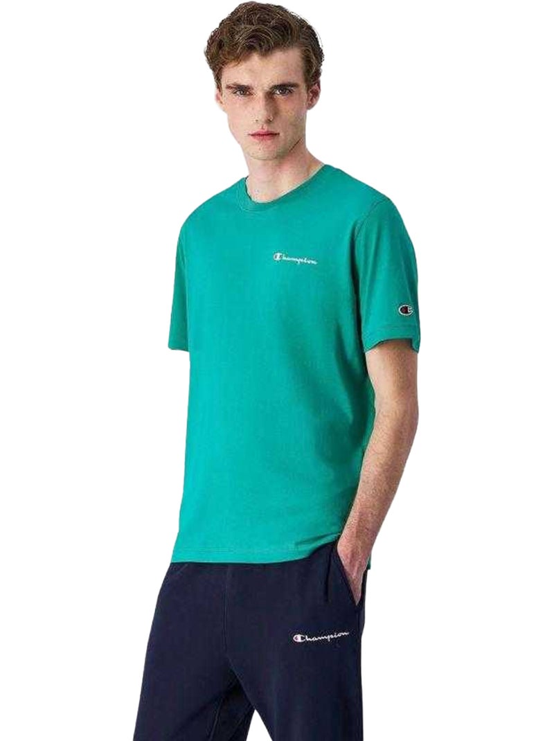 Champion Maglietta Maniche Corte Uomo Verde - Kiabi