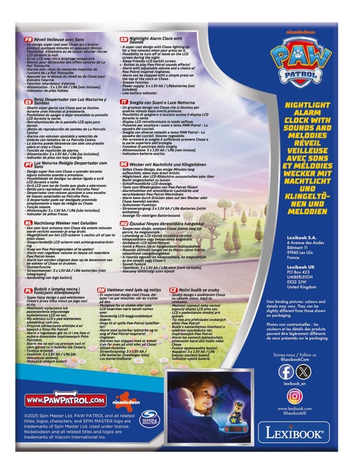 Chase Sveglia notturna con suoni - Kiabi