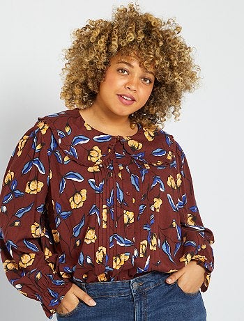 Saldi bluse in Taglie forti donna | marrone | Kiabi