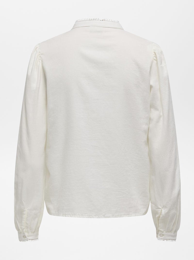 Chemisier con ricami 'JDY' BEIGE - Kiabi