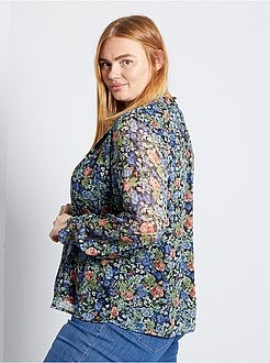 Chemisier in plumetis - Kiabi