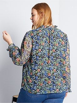 Chemisier in plumetis - Kiabi