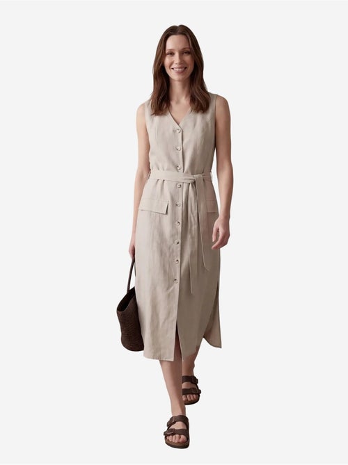 Chemisier longuette da donna in popeline di cotone my fashion - Kiabi Chemisier longuette da donna in popeline di cotone my fashion - Kiabi