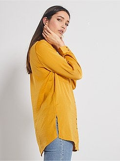 Chemisier lungo satinato - Kiabi