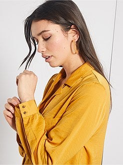 Chemisier lungo satinato - Kiabi