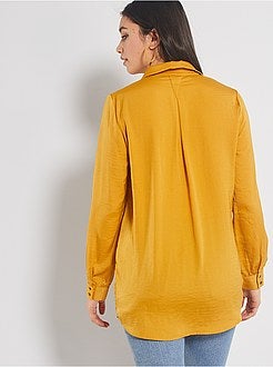 Chemisier lungo satinato - Kiabi