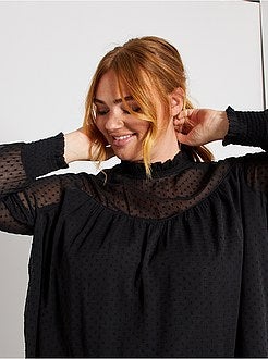 Chemisier plumetis - Kiabi