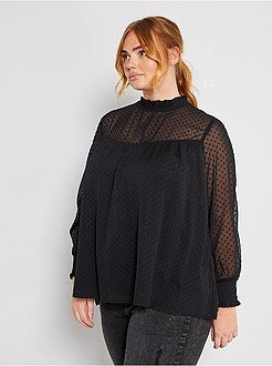 Chemisier plumetis - Kiabi