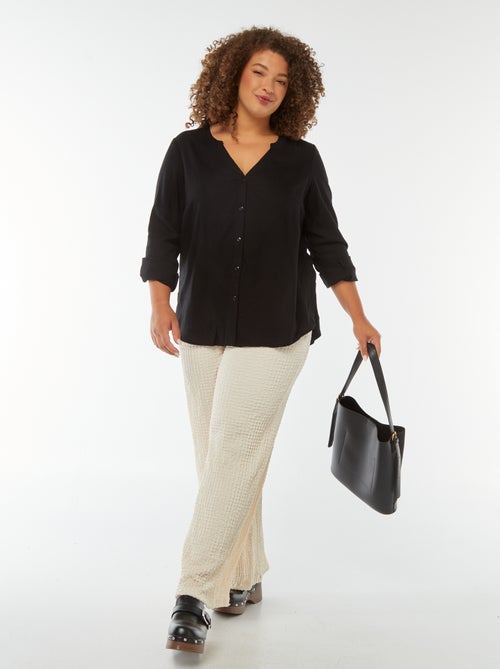 Chemisier 'Veromoda' in misto lino - Kiabi