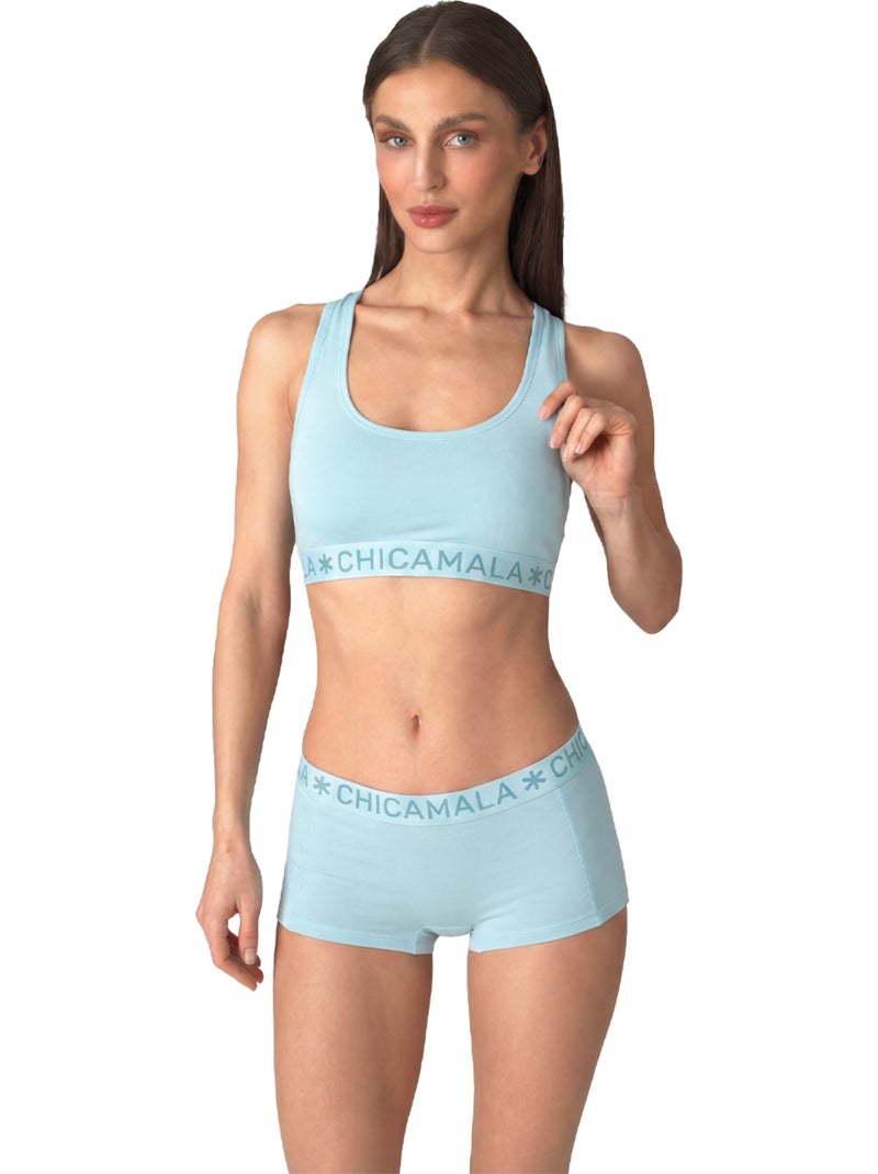 Chicamala Confezione da 3 boxer Blu Verde Blu - Kiabi