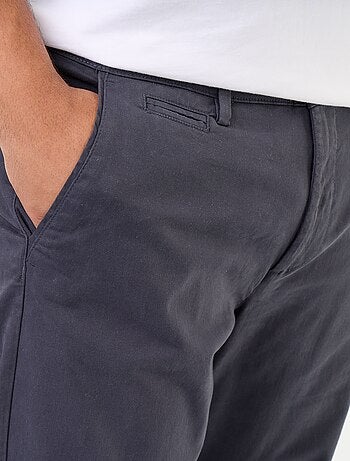 Chino a tinta unita a vita regolare