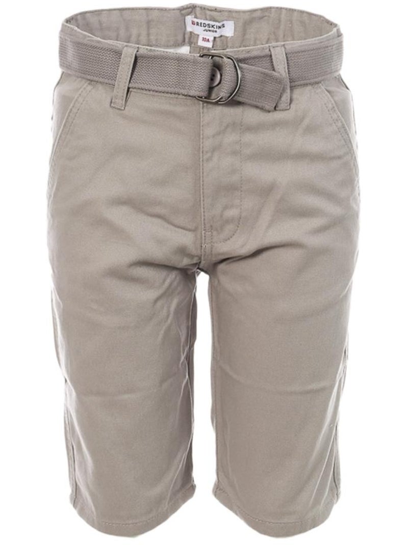 Chino Corto da Ragazzo Redskins Grigio argentato - Kiabi
