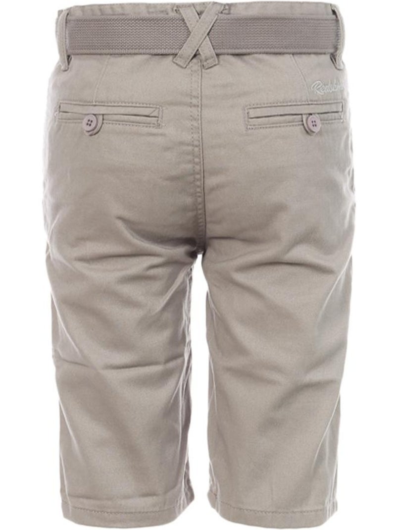 Chino Corto da Ragazzo Redskins Grigio argentato - Kiabi