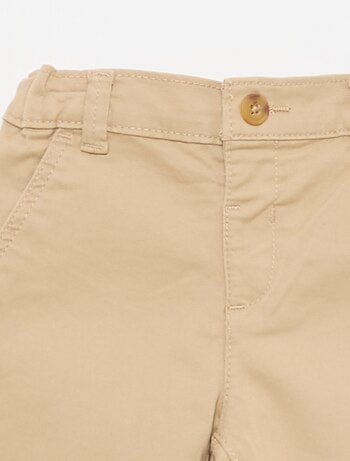Chino dritto in cotone stretch