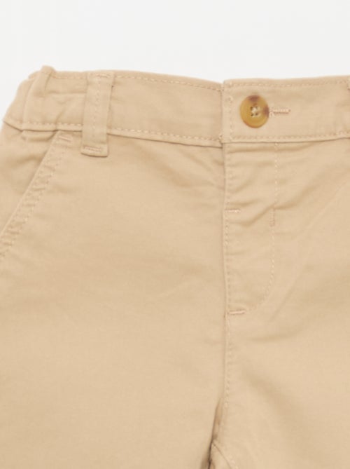 Chino dritto in cotone stretch - Kiabi