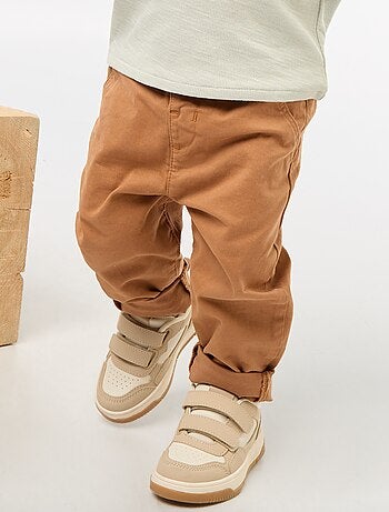 Chino dritto in cotone stretch