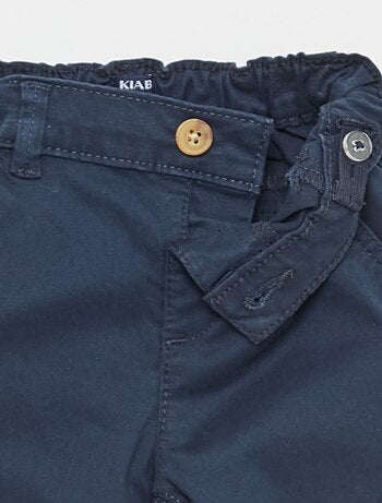 Chino dritto in cotone stretch