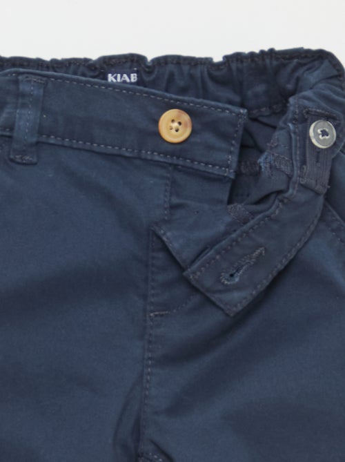 Chino dritto in cotone stretch - Kiabi