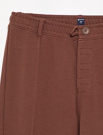 Chino regular a tinta unita - collezione facile da indossare