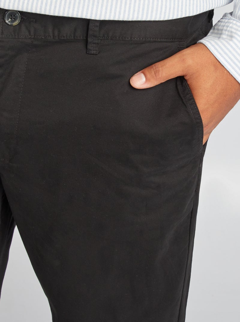 Chino slim - L32 nero - Kiabi