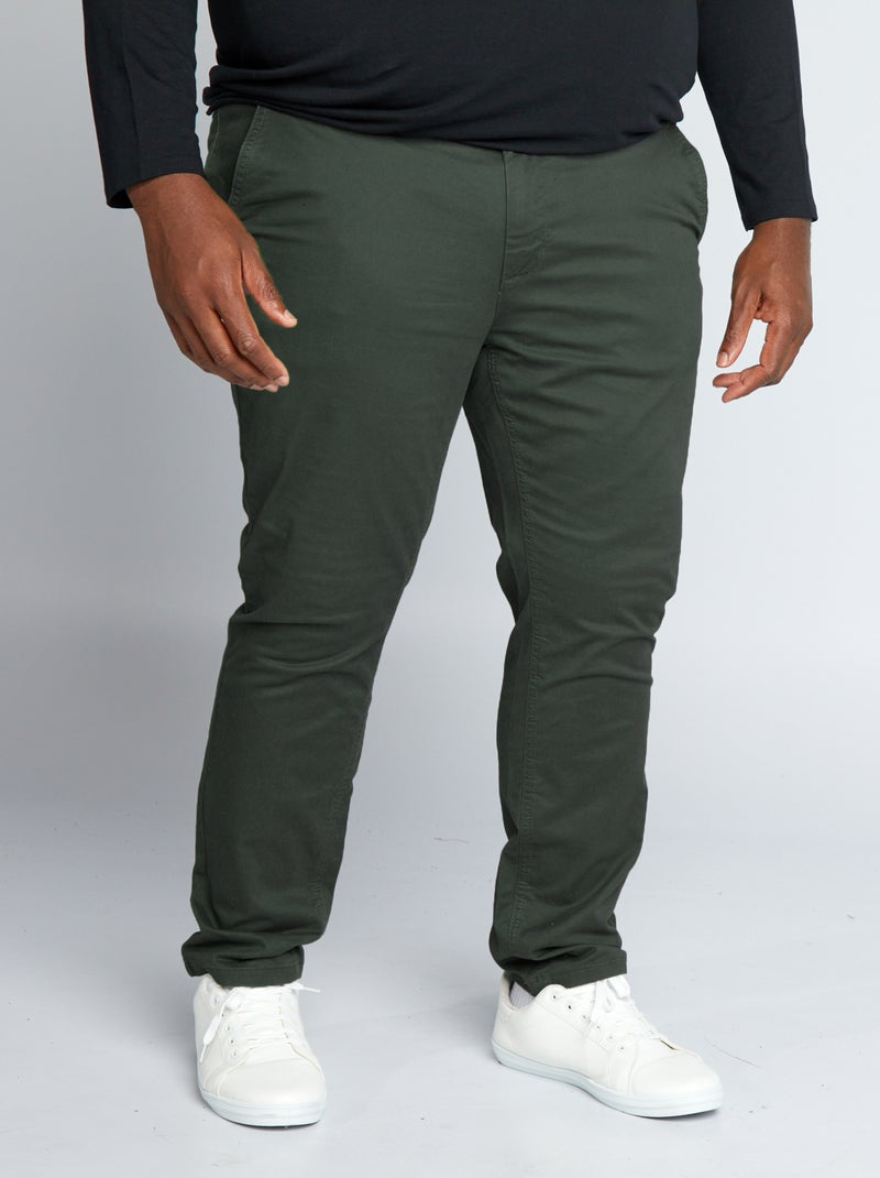 Chino slim - L32 VERDE - Kiabi