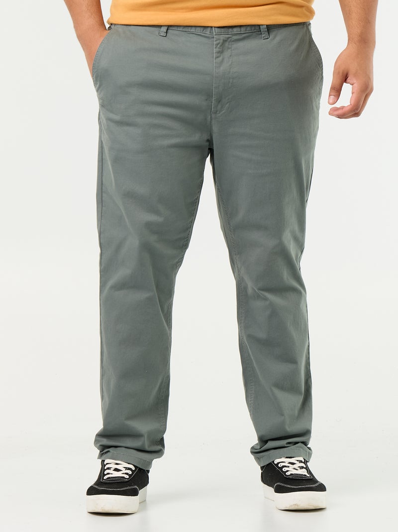 Chino slim - L32 Verde - Kiabi