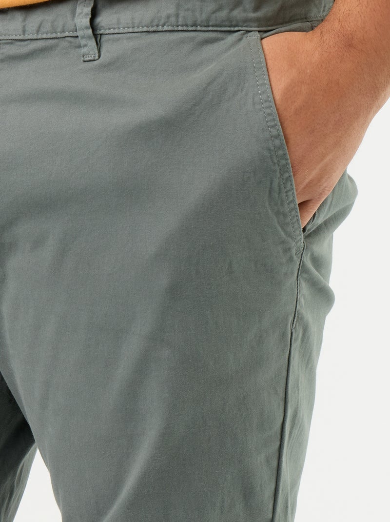Chino slim - L32 Verde - Kiabi