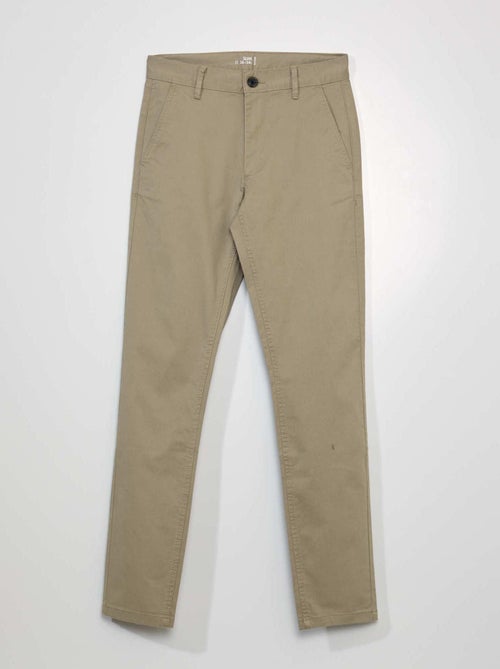 Chino slim - L34 - Kiabi Chino slim - L34 - Kiabi