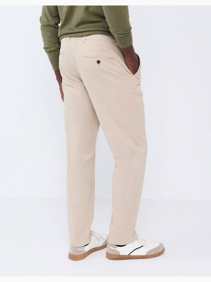 Chino straight pants, mo fashion Grigio - Kiabi