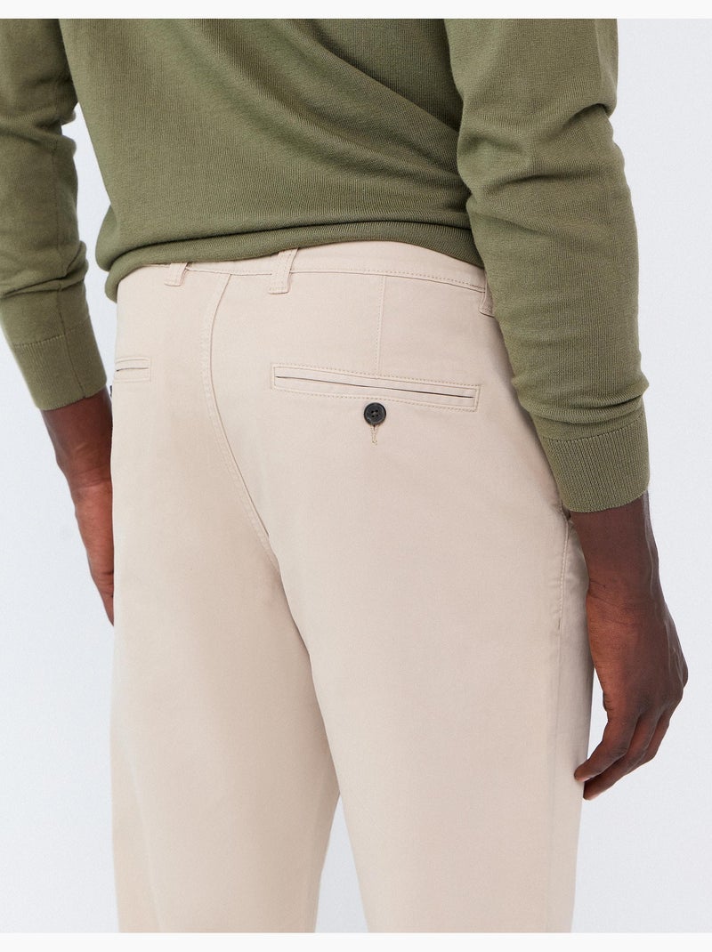 Chino straight pants, mo fashion Grigio - Kiabi