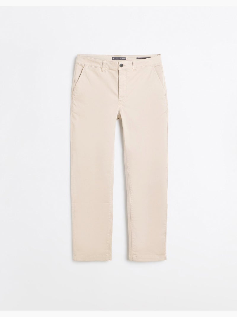 Chino straight pants, mo fashion Grigio - Kiabi
