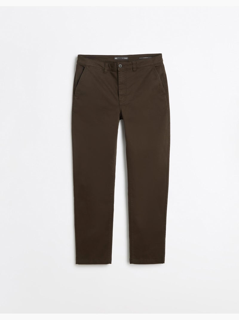 Chino straight pants, mo fashion Marrone - Kiabi