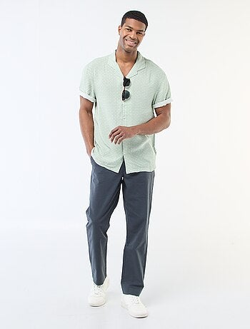 Chino tinta unita vita standard