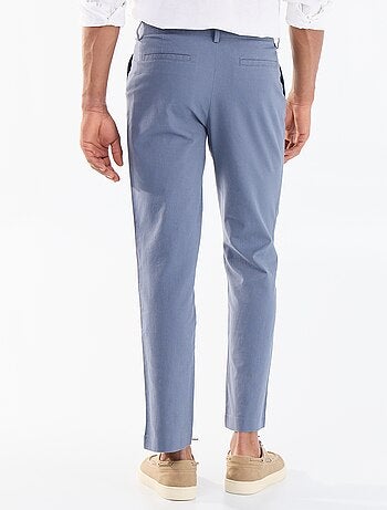 Chino tinta unita vita standard