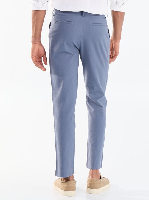Chino tinta unita vita standard - Kiabi