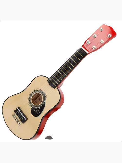 Chitarra classica giocattolo in legno 55 cm con tracolla bontempi - Kiabi