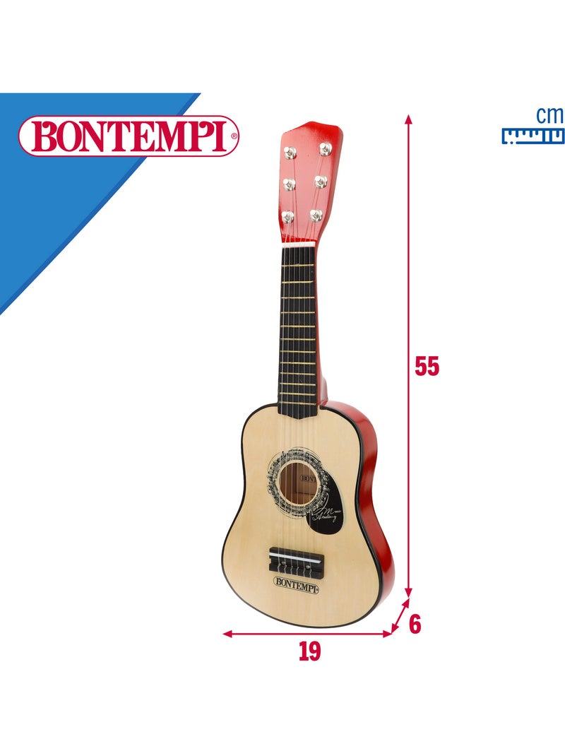 Chitarra classica giocattolo in legno 55 cm con tracolla bontempi N/D - Kiabi