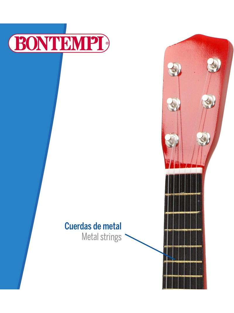 Chitarra classica giocattolo in legno 55 cm con tracolla bontempi N/D - Kiabi