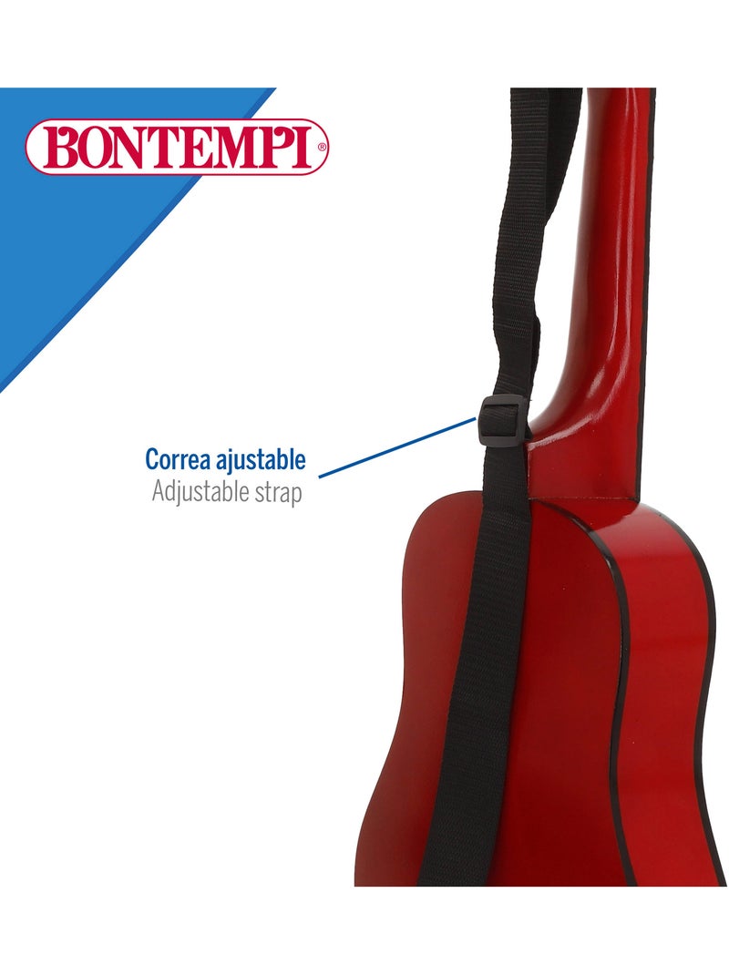 Chitarra classica giocattolo in legno 75 cm con tracolla bontempi N/D - Kiabi