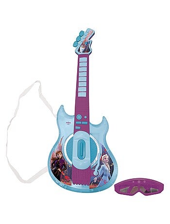 Chitarra elettronica Frozen con microfono in forma di occhiali