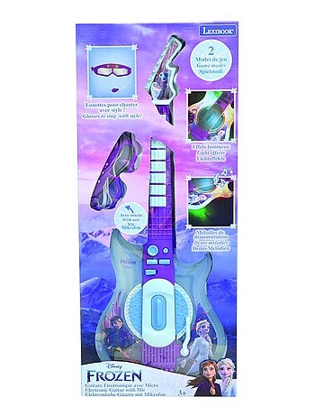 Chitarra elettronica Frozen con microfono in forma di occhiali