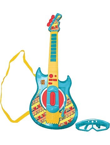 Chitarra elettronica luminosa Cattivissimo Me con occhiali-microfono