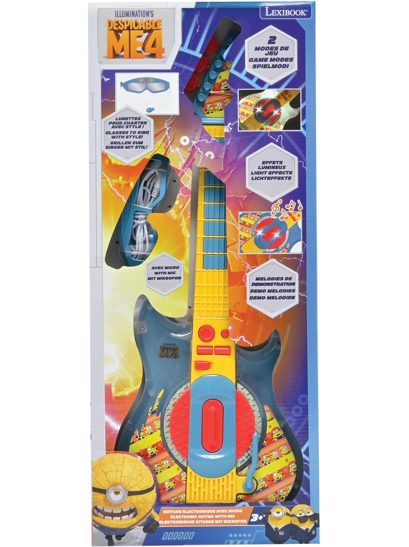 Chitarra elettronica luminosa Cattivissimo Me con occhiali-microfono Blu - Kiabi