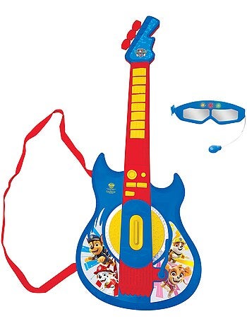 Chitarra elettronica luminosa con microfono di Paw Patrol in forma di occhiali