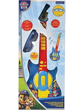 Chitarra elettronica luminosa con microfono di Paw Patrol in forma di occhiali